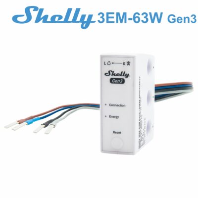Shelly 3EM-63W Gen3 | Shelly 3EM-63W Gen3 - EAN 3800235261958