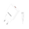 KSC-1266/WHITE ΛΕΥΚΟΣ ΦΟΡΤΙΣΤΗΣ USB 25W ΜΕ ΚΑΛΩΔΙΟ TYPEC fast charging