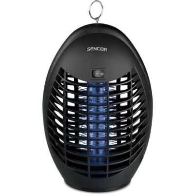 Ηλεκτρική Εντομοπαγίδα Sencor SIK 5000BK με 2x4W UV Λάμπες Ακτίνα 30m² και Διακόπτη On/Off