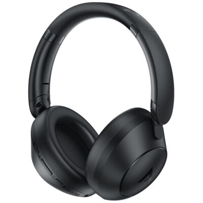 Wireless Ακουστικά Stereo Acefast H3 500mAh v5.3 80 Ωρες Αναπαραγωγής ANC AUX USB-C IPX4 Μαύρα