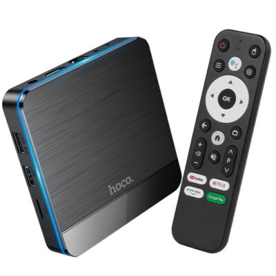 Hoco DQ07 Primo TV Box 4K UHD 60Fps με WiFi RJ45 4GB RAM + 64GB ROM v5.0 Android9
