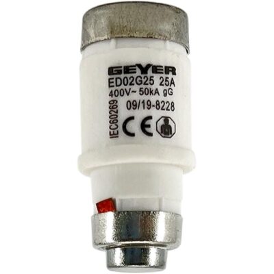 ED02G25 Ασφάλεια ΝΕΟΖΕD D02 25A 50kA GEYER