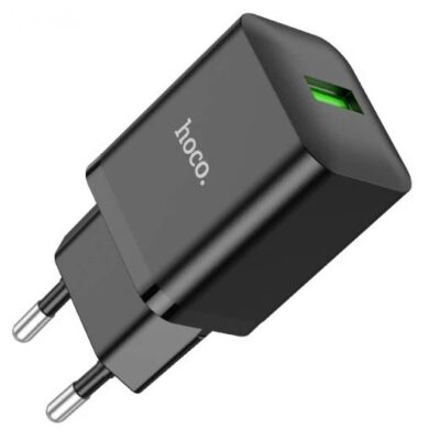 Φορτιστής Ταξιδίου Hoco N26 Maxim USB-A 18W Μαύρος