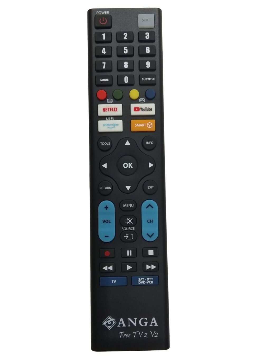 ANGA FREE TV 2-V2  (Blister) προγραμματιζόμενο με JACK 3.5+IR Τηλεχειριστήριο