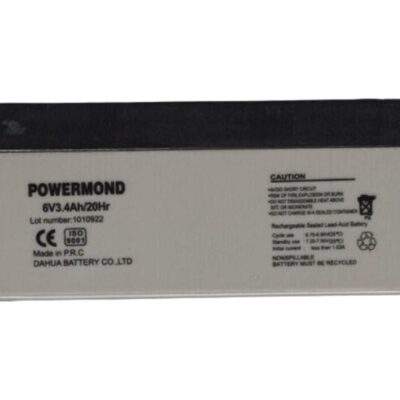 Μπαταρία 6V/ 3.4Ah POWERMOND Επαναφορτιζόμενη Μολύβδου
