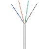 ANGA ST-L01 (100μ) Καλώδιο UTP CAT5e σε Λευκό χρώμα CCA/PVC