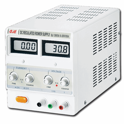 QJ-3005C Γραμμικό εργαστηριακό τροφοδοτικό 0-30V/0-5A (12.1.2) AMARAD