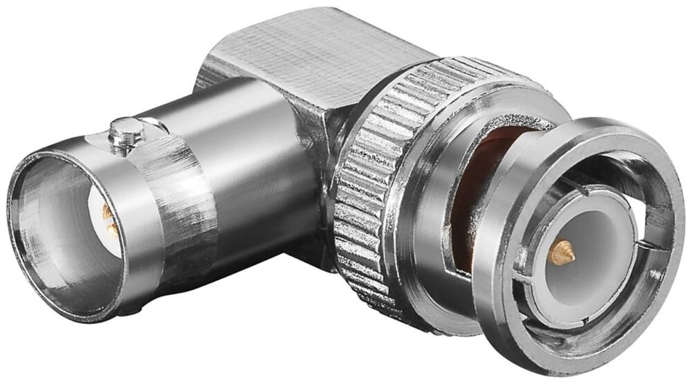 Adapter BNC αρσενικό σε BNC θηλυκό γωνιακό