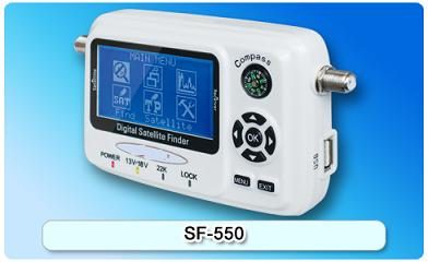 SF-550 Πεδιόμετρο SAT DVB-S/DVB-S2