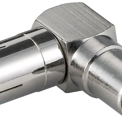 Adapter IEC (TV) αρσ. σε IEC (TV) θηλ. (ορθής γωνίας)
