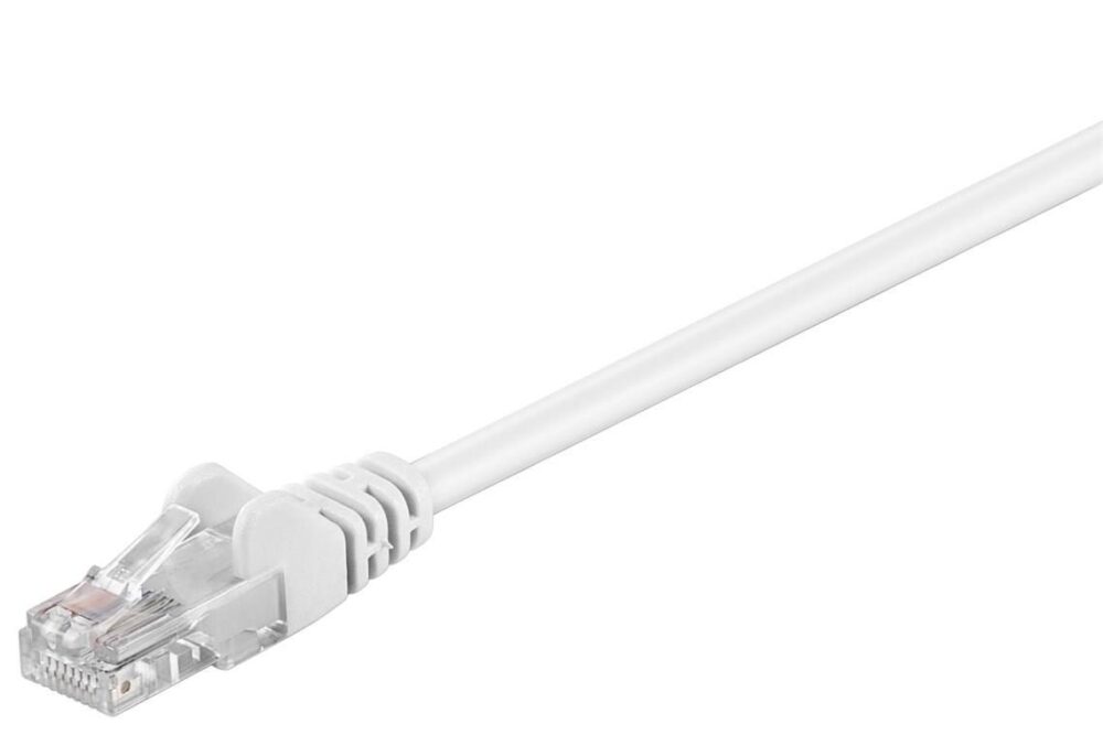 ANGA 2m UTP CAT5e Patch Cable Straight Λευκό CCA