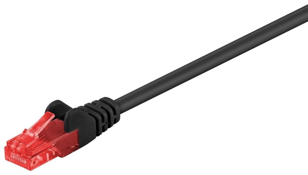 Goobay 3m UTP Patch Cable (Μαύρο) CAT6 CCA