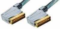 SCART σε SCART 21 pins όλα συνδεδεμένα επίχρυσο 3.0μ