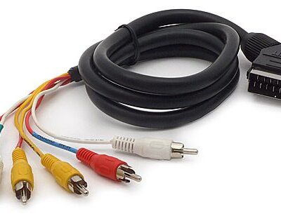 SCART αρσ. σε 6 RCA (audio: stereo) 1.5μ