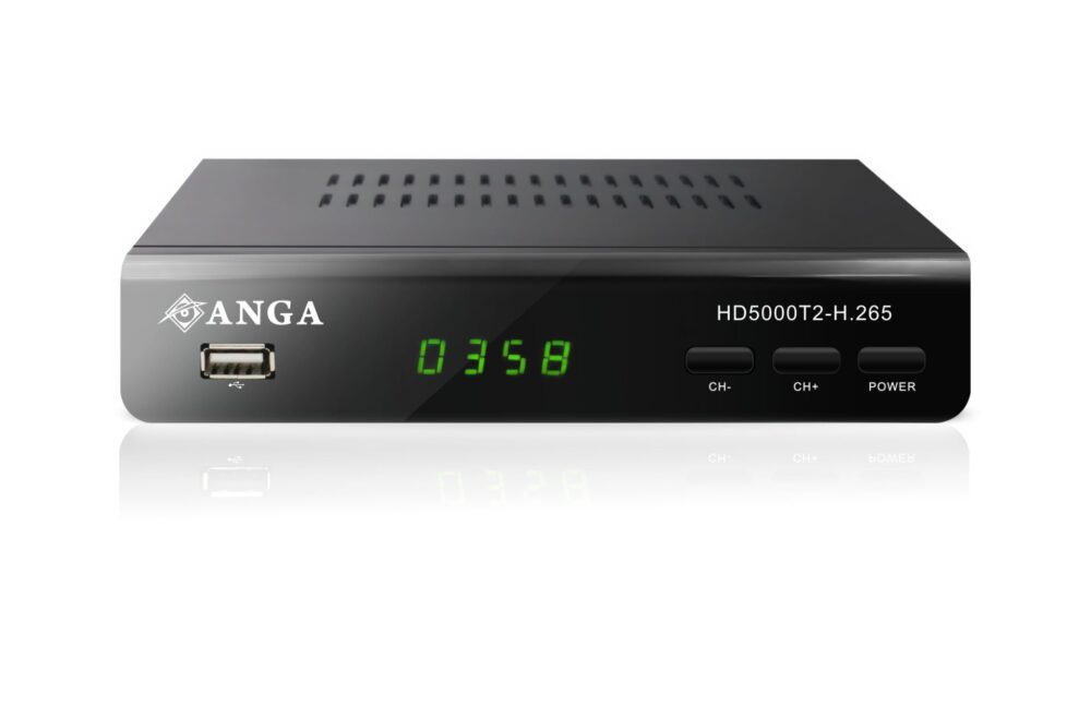 ANGA HD5000T2-H.265 Επίγειος Ψηφιακός Δέκτης
