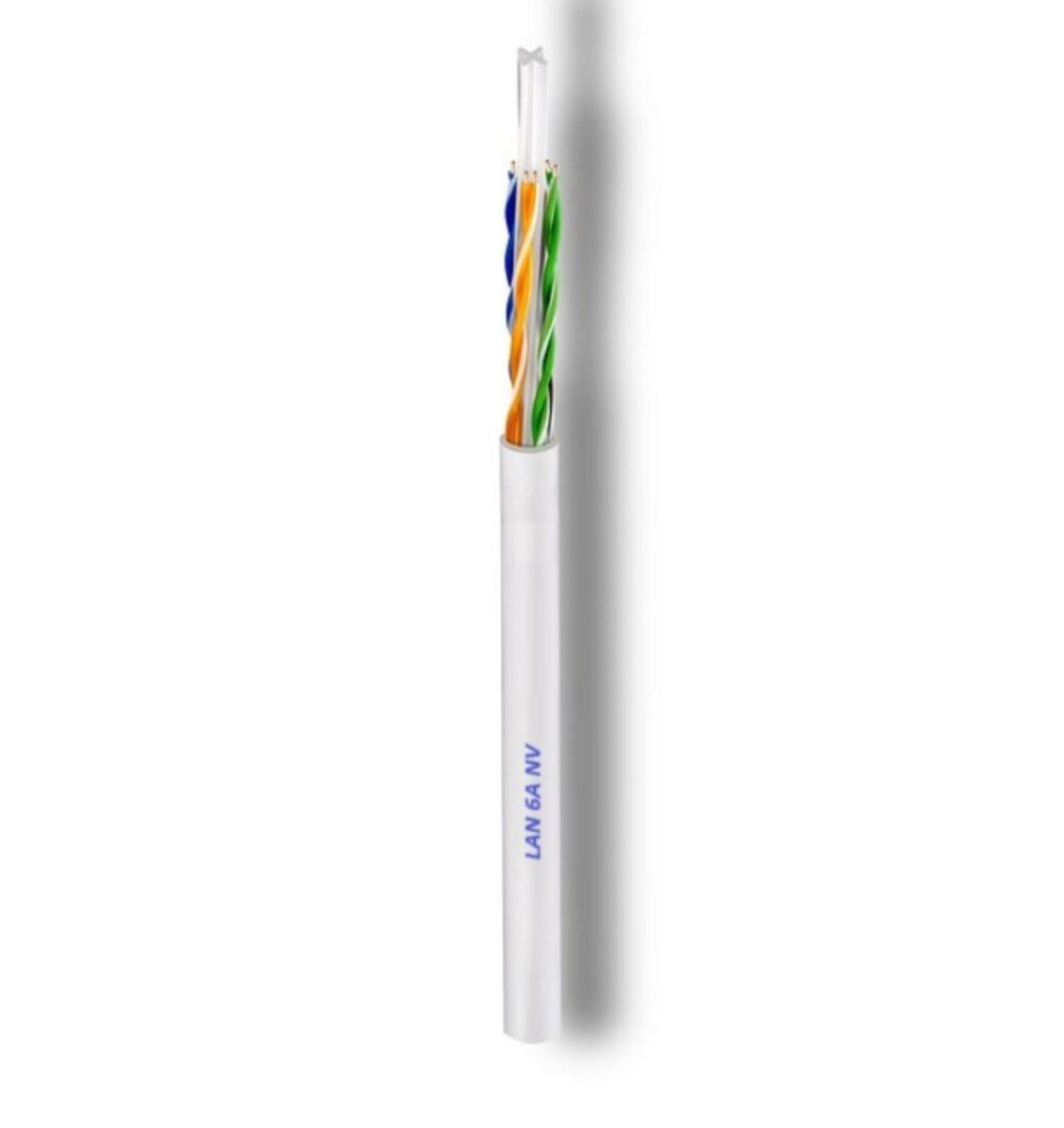 CAVEL UTP CAT6А LAN6ANV CO305 23AWG (Cu 0.55) White PVC 305m in Pull box ΚΑΘΑΡΟΣ ΧΑΛΚΟΣ