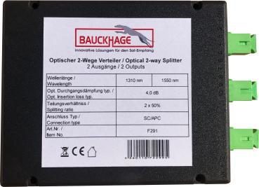 ΟΠΤΙΚΟ SPLITTER 1/2 SC/APC 1 ΕΙΣΟΔΟΣ SC/APC ΔΥΟ ΕΞΟΔΟΙ SC/APC