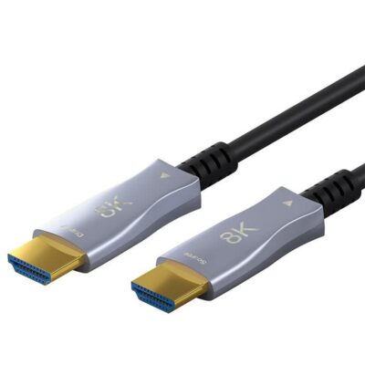 Goobay 50m HDMI Optical Hybrid Ultra High Speed - 2.1 Version 8K/60kHz με Ethernet (Μαύρο)