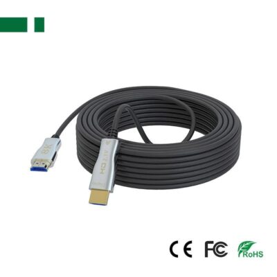 ANGA OP-OF20-8K HDMI CABLE  20m  2.1 Ver. (8k/60Hz) Optical Hybrid Ultra High Speed
