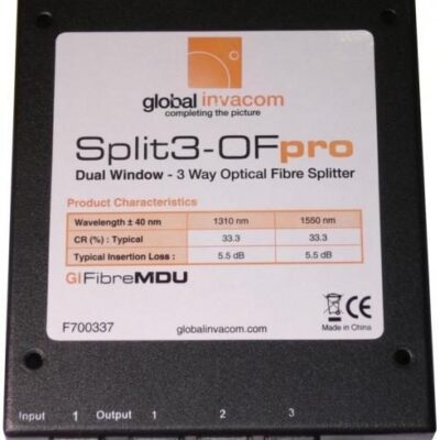 F700283 Global Invacom Splitter 1/3 ΟΠΤΙΚΗΣ ΙΝΑΣ