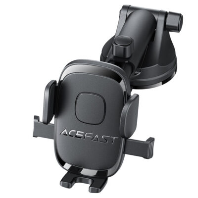 Βάση Στήριξης Αυτοκινήτου Acefast D57 Mount Holder για Συσκευές 4.5" – 6.9" με One-key Lock 360° και Δυνατότητα Επέκτασης Βραχίονα Μαύρη