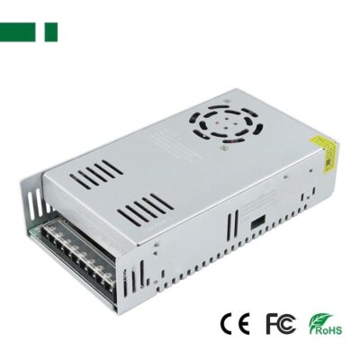 ANGA CP1208-40A  12V / 40A / 480W Σταθεροποιημένο τροφοδοτικό  ΧΩΡΙΣ ΚΟΥΤΙ - Ρυθμιζόμενη Έξοδος + καλώδιο τροφοδοσίας