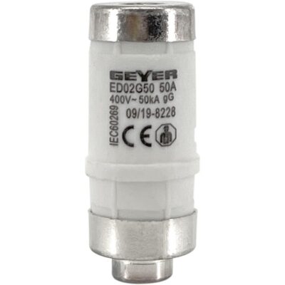 ED02G50 Ασφάλεια ΝΕΟΖΕD D02 50A 50kA GEYER