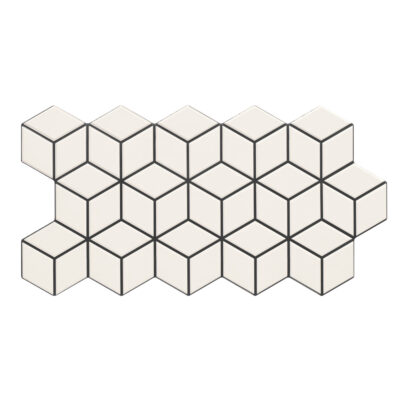 Πλακάκι RHOMBUS Snow KARAG 26,5x51cm