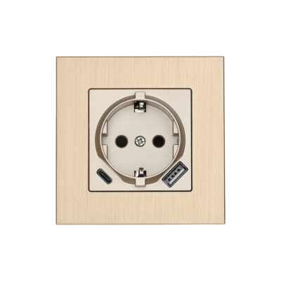 ΕΥΡΙΠΟΣ ΠΡΙΖΑ ΣΟΥΚΟ ΜΕ 2 USB 5V/2100mA ΜΕΤΑΛΛΙΚΗ ΣΑΜΠΑΝΙΖΕ BASSIAKOS