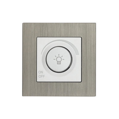 ΕΥΡΙΠΟΣ DIMMER ΓΙΑ LED 500W ΜΕΤΑΛΛΙΚΟΣ ΓΚΡΙ BASSIAKOS