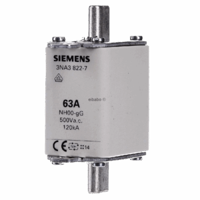 ΑΣΦΑΛΕΙΑ ΜΑΧΑΙΡΩΤΗ SIEMENS 63Α ΝΗ000 500V AC