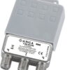 ANGA S502 Splitter 2 Εξόδων ιστού TV/SAT 5- 2400MHz Με διέλευση τάσης με αδιάβροχη θήκη
