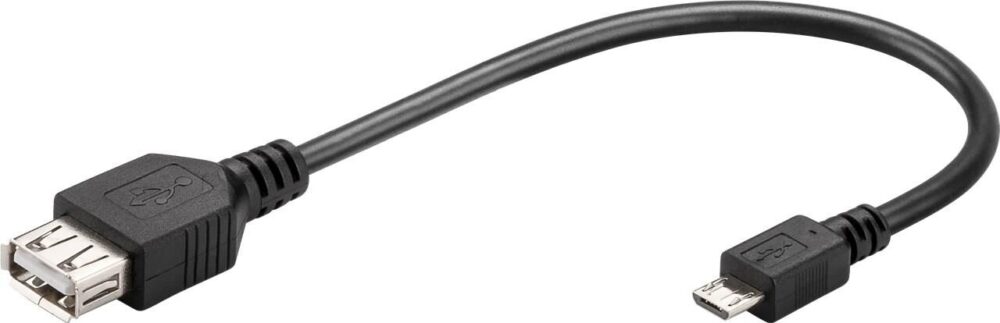 Adapter OTG micro-USB (A) σε USB (B) 20εκ για Smartphone & Table