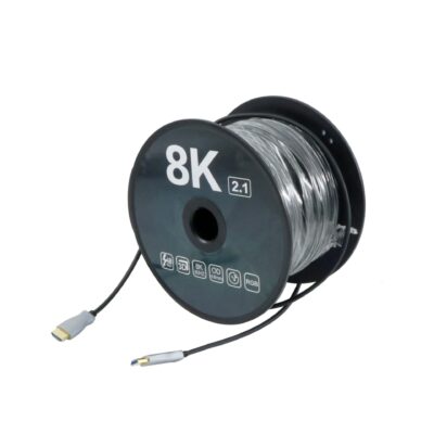 ANGA OP-OF80-8K HDMI CABLE  80m  2.1 Ver. (8k/60Hz) Optical Hybrid Ultra High Speed