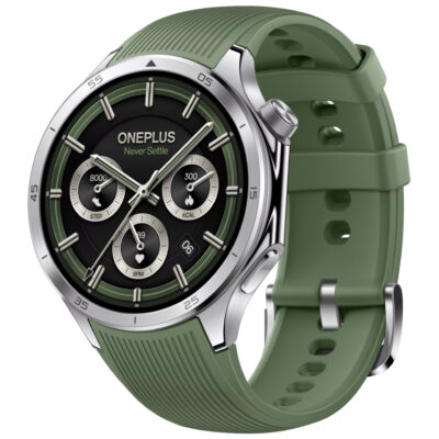 Smartwatch OnePlus Watch 3 1.5" AMOLED GPS NFC IP68 με Δυνατότητα Κλήσεων Emerald Titanium