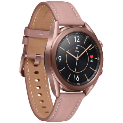 Smartwatch Samsung Galaxy Watch3 LTE 1.2" Super AMOLED GPS eSim NFC IP68 με Δυνατότητα Κλήσεων Mystic Bronze