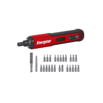 Energizer 3GS01 Επαναφορτιζόμενο Ηλεκτρικό Κατσαβίδι 3V 3Nm 300Rpm 1500mAh USB-C με 26 Εναλλασσόμενες Μύτες