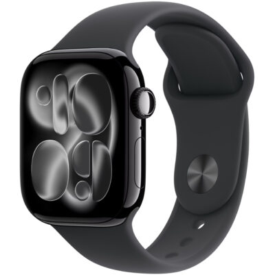 Apple Watch Series 11 (2025) Aluminum 42mm GPS eSim NFC IP6X  Aluminum Case Jet Black με Sport Band Black MEQT4ZR/A