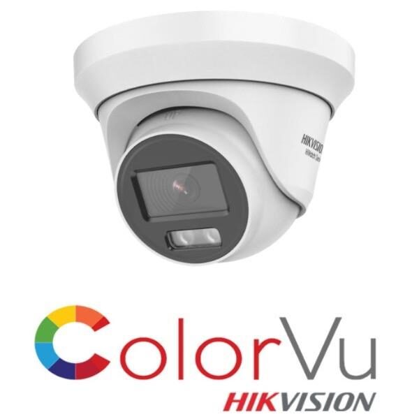 551-634-o1-1 HIKVISION/HiWatch/TURBO HD ColorVu ΚΑΜΕΡΑ HWT-T229-M DOME 2 MP 2.8 mm Up to 40 m IP66