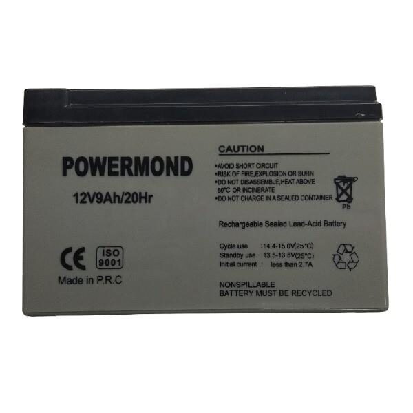 101-028-o1-152 UPS Μπαταρία 12V/ 9.0AH Φαρδύς Πόλος POWERMOND Επαναφορτιζόμενη Μολύβδου