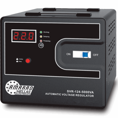 SVR-5000VA Σταθεροποιητής τάσης τύπου relay 5000VA (9.1.33) AMARAD