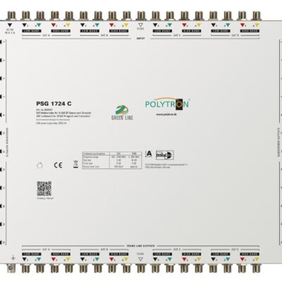 PSG 1724 C Επεκτεινόμενος Πολυδιακόπτης 17/24 PASSIVE(4 Δορυφόροι+ Επίγεια-24 Εξόδους) POLYTRON