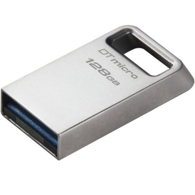 USB Kingston Data Traveller Micro 3.2  Gen.1 128GB Metallic Ultra-small DTMC3G2/128GB