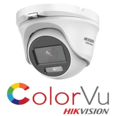 HIKVISION/HiWatch/TURBO HD ColorVu ΚΑΜΕΡΑ HWT-T129-M DOME 2 MP 2.8 mm Up to 20 m IP66