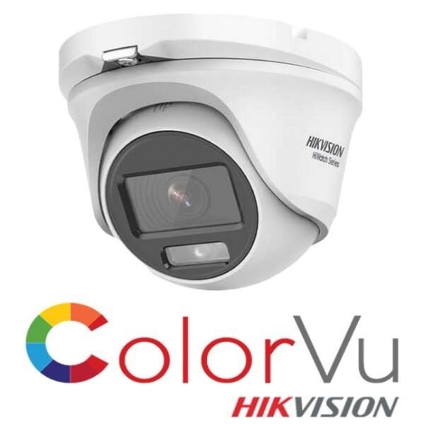551-623-o1-3 HIKVISION/HiWatch/TURBO HD ColorVu ΚΑΜΕΡΑ HWT-T129-M DOME 2 MP 2.8 mm Up to 20 m IP66
