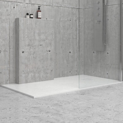 Ντουζιέρα ορθογώνια υψηλής αντοχής CLASSIC Bianco KARAG 180x90cm