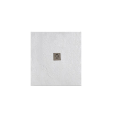 Ντουζιέρα τετράγωνη υψηλής αντοχής CLASSIC Bianco KARAG