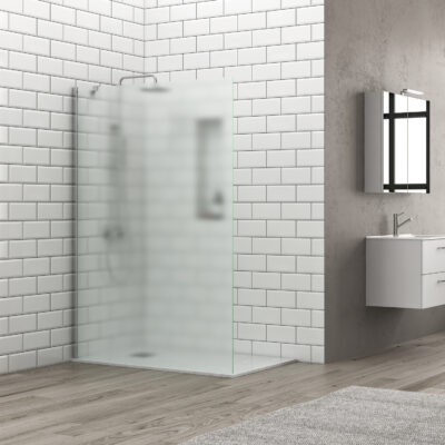 Σταθερό διαχωριστικό ντουζιέρας με icy κρύσταλλο S 28F ALTO Cromo KARAG 65x200cm