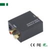 ANGA QA-C102 Μετατροπέας Ψηφιακού Ήχου Toslink ή Coaxial σε Stereo RCA (περιλαμβάνει τροφοδοτικό 5V/1A)