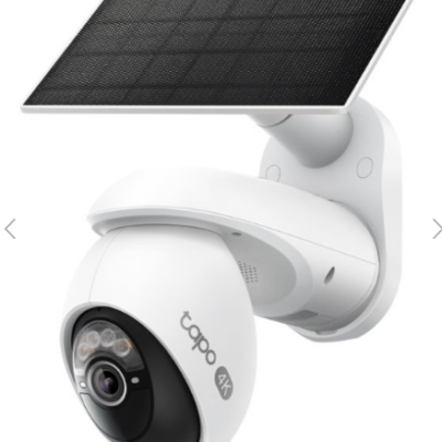 Tapo C660 KIT Camera Solar-Powered Pan/Tilt 4K 8MP 10000mAh battery &Solar Panel